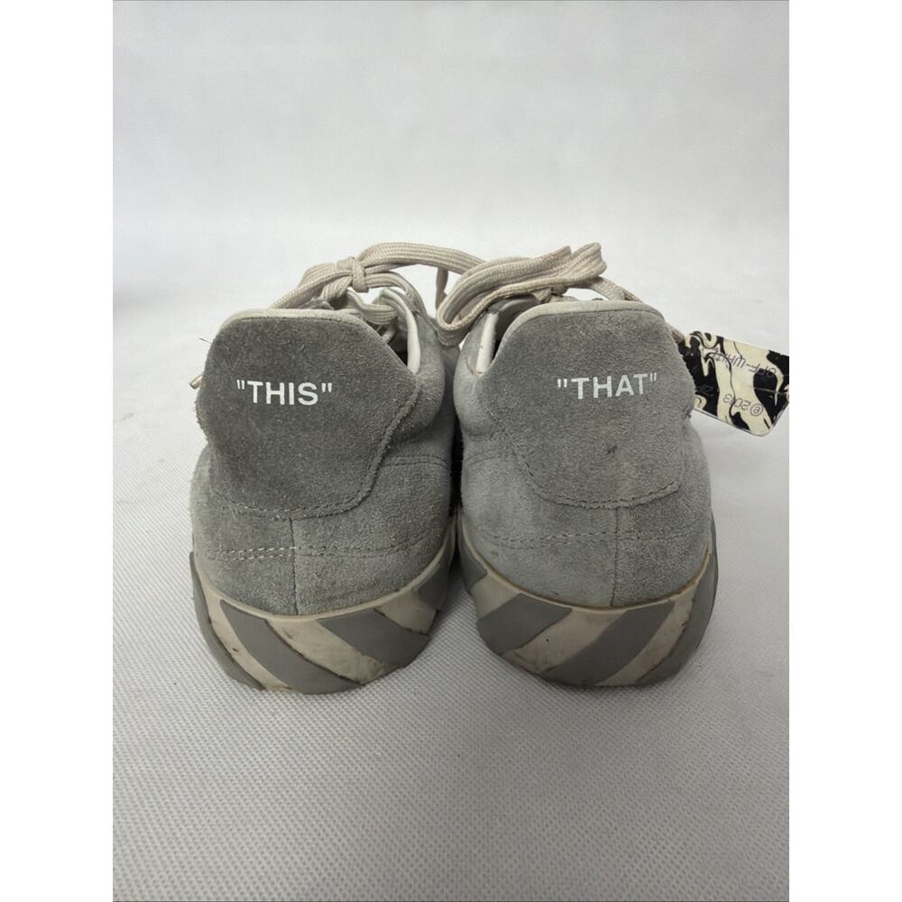 Off white vulcanized sneaker Gray size 42 - Picture 4 of 14